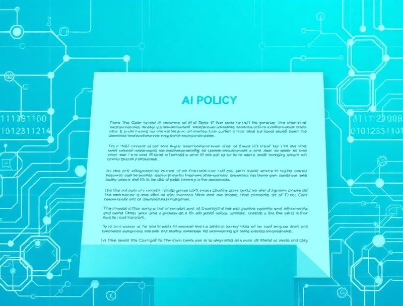 HR professionals reviewing AI policy documents